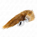 Kink - Anal Plug  L 10 X 4 Cm Mit Kunststoffschwanz 40 Cm Braun