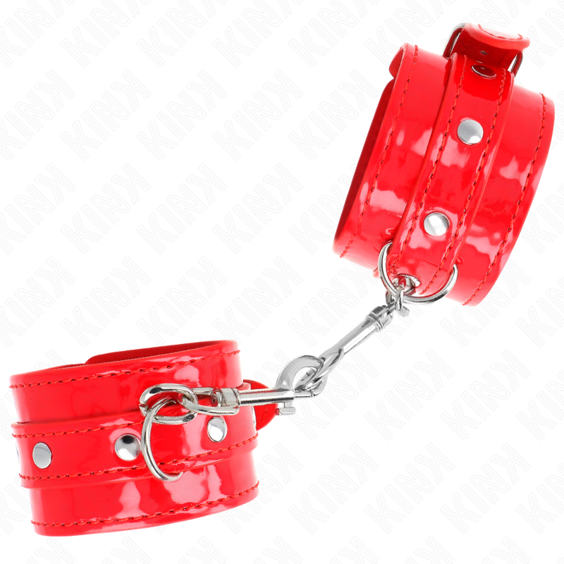 Kink - Glã„Nzende Handmanschetten Rot Verstellbar 23-33 Cm