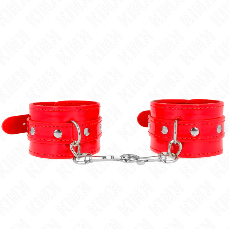 Kink - Glã„Nzende Handmanschetten Rot Verstellbar 23-33 Cm
