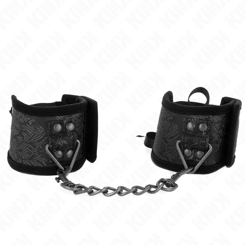 Kink - Scandal Handgelenksfesseln Schwarze Spitzendetails 24,5 Cm X 6,5 Cm