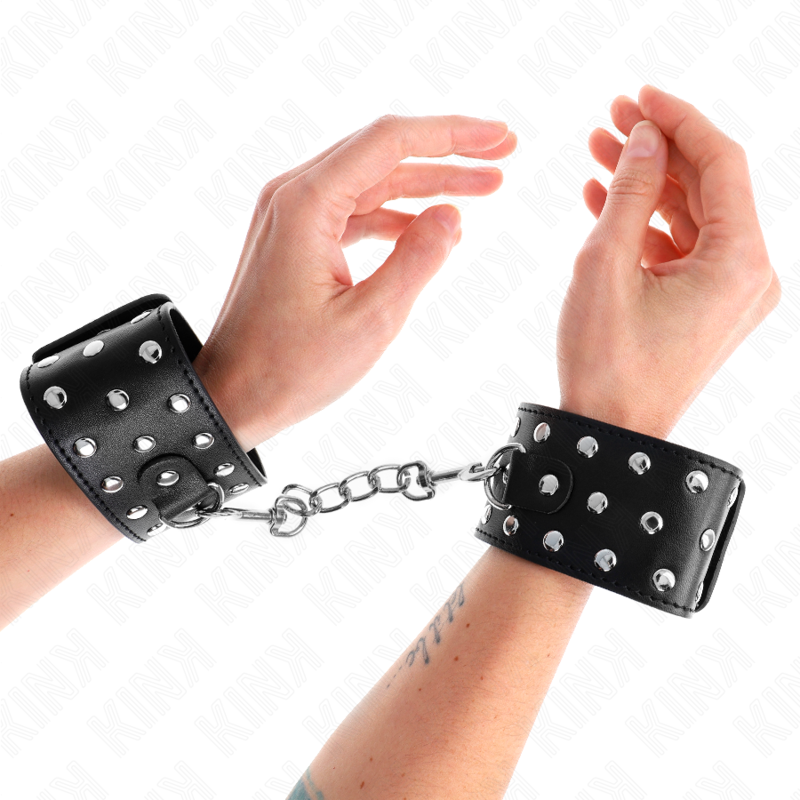 Kink - Punk Handgelenkfesseln Verstellbar 19-24 Cm X 5,5 Cm