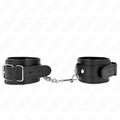 Kink - Dãœnne Handgelenkfesseln Schwarz Verstellbar 21-33 Cm