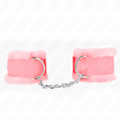 Kink - Pelzgefãœtterte Handgelenkfesseln Rosa Verstellbar 17-31 Cm X 7 Cm