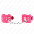 Kink - Handgelenkfesseln Raspberry Rose Mit Raspberry Rose Futter Verstellbar 20-28 Cm X 5,5 Cm