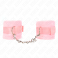 Kink - Beginner Pelzhandmanschetten Rosa 30 X 7 Cm