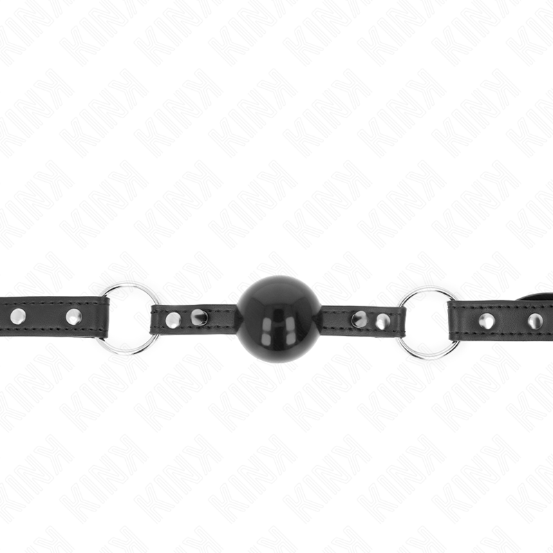 Kink - Ball 4 Cm Knebel Mit Spitzenniet Und Schnappverschluss 65 X 2 Cm