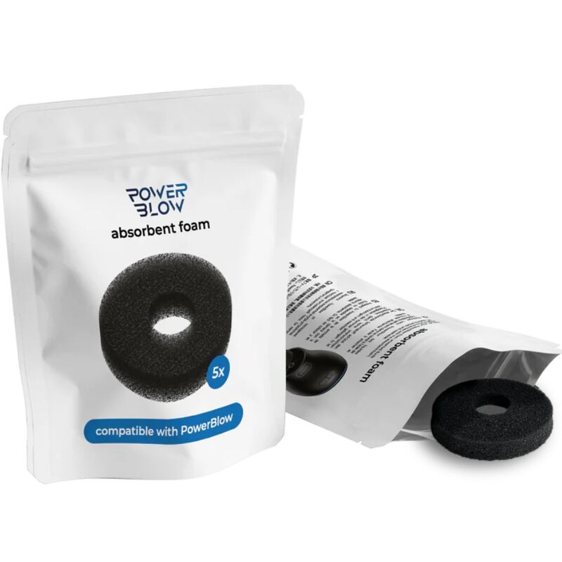 Kiiroo - Power Blow Absorbierender Schaum, 5er-Pack
