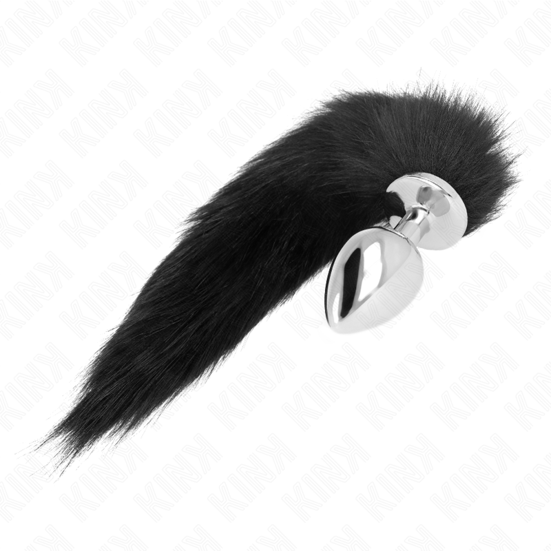 Kink - Anal Plug L 10 X 4 Cm Mit Kunststoffschwanz 40 Cm Schwarz