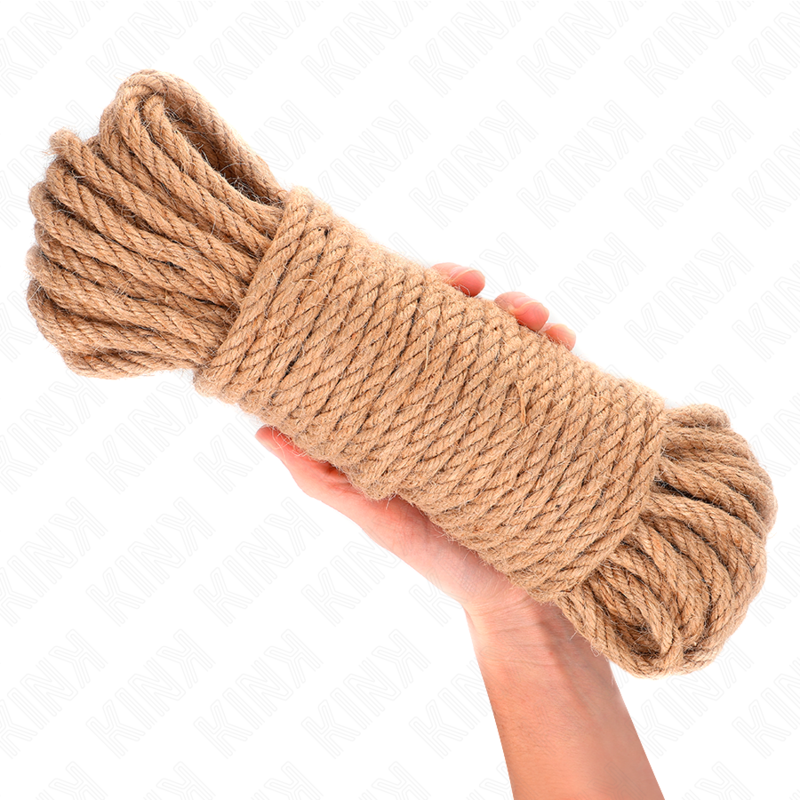 Kink - Hanfseil Mit Metallkopf 20 Meter