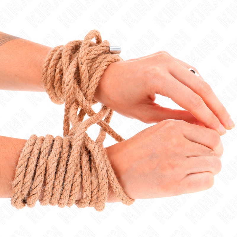 Kink - Hanfseil Mit Metallkopf 20 Meter
