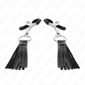 Kink - Kunstleder Quasten Nippelklemmen 6 Cm