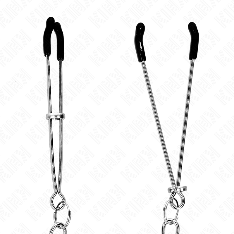 Kink - Dãœnne Nippelklemmen Mit Dicker Kette 30 Cm