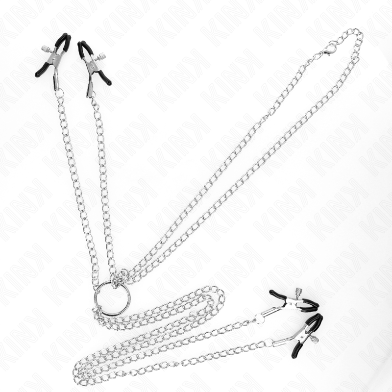 Kink - 4 Nippel- Und Kitzlerklammern Verstellbar, Silber