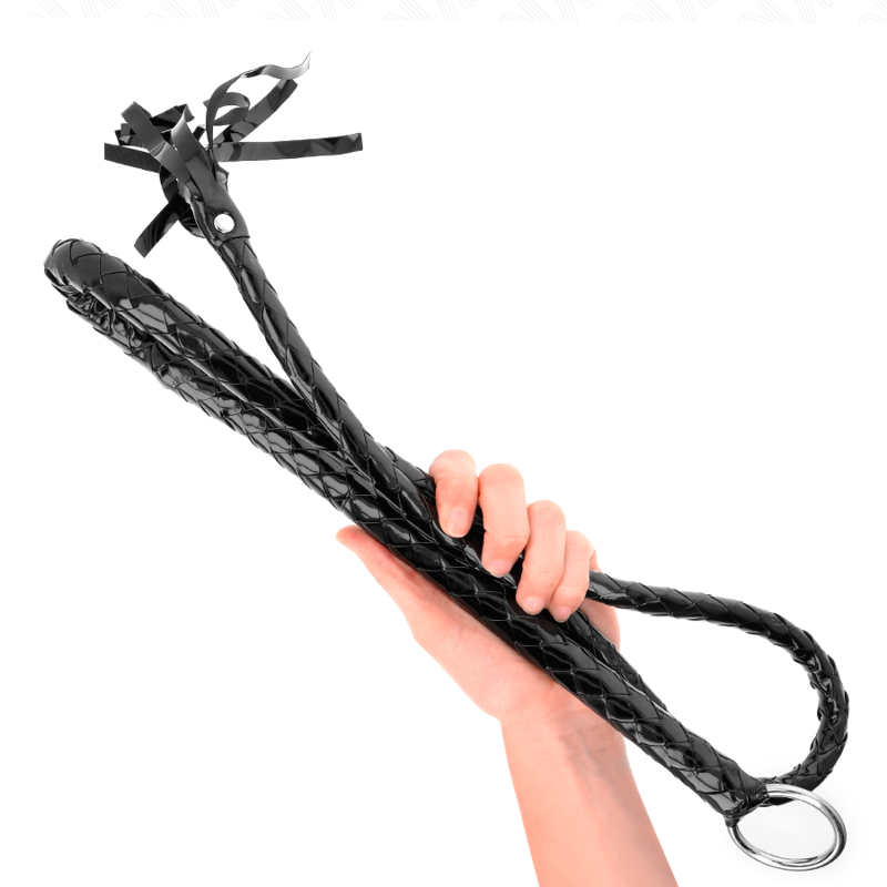 Kink - Lange Glãnzende Pvc-Peitsche 138 Cm