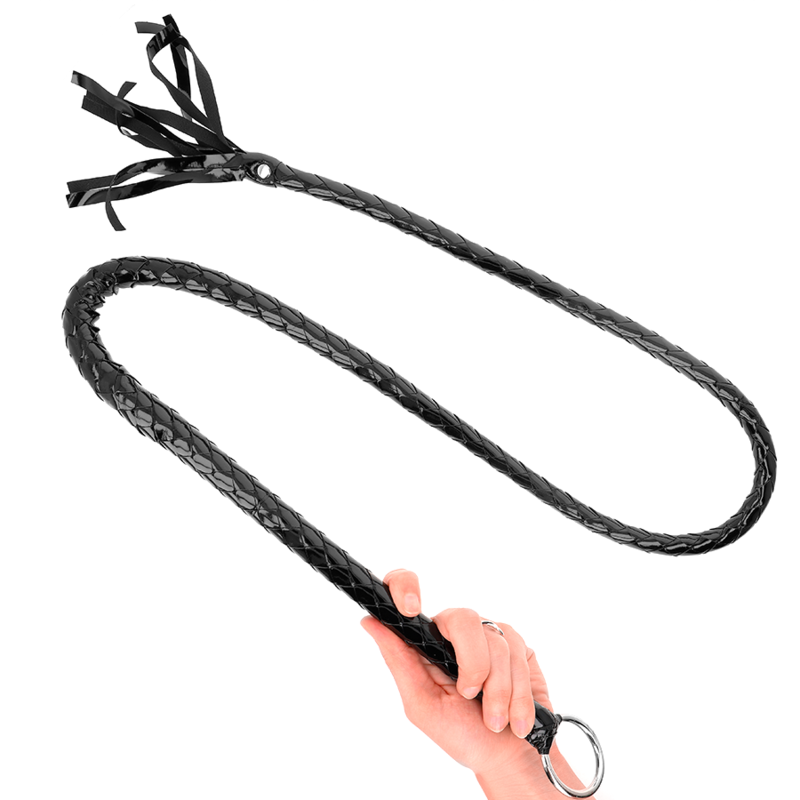 Kink - Lange Glãnzende Pvc-Peitsche 138 Cm