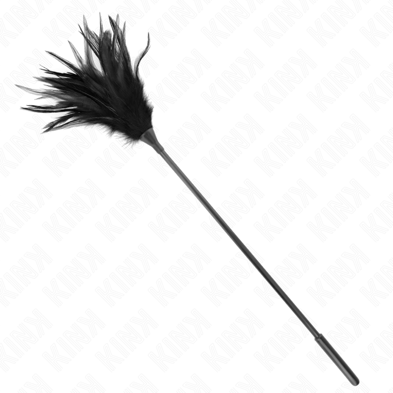 Kink - Mehrere Schwarze Kitzelfedern 45 Cm