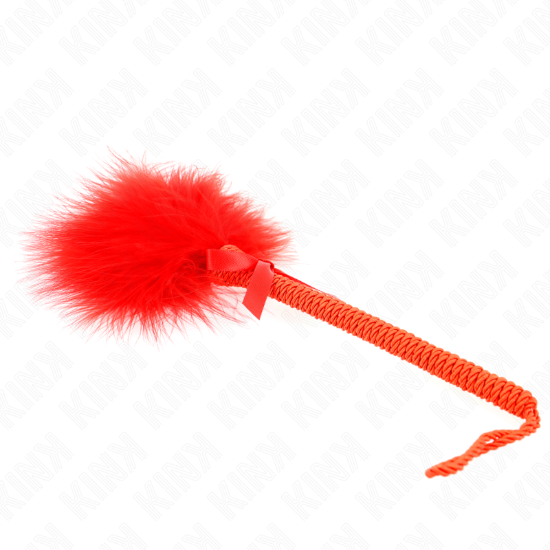 Kink - Nylonseilstab Mit Kissenfedern Und Roter Schleife 25 Cm