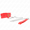 Kink - Rote Diamantkette Mit Gãœrtel 65 Cm Verstellbar 35-51 Cm X 7 Cm