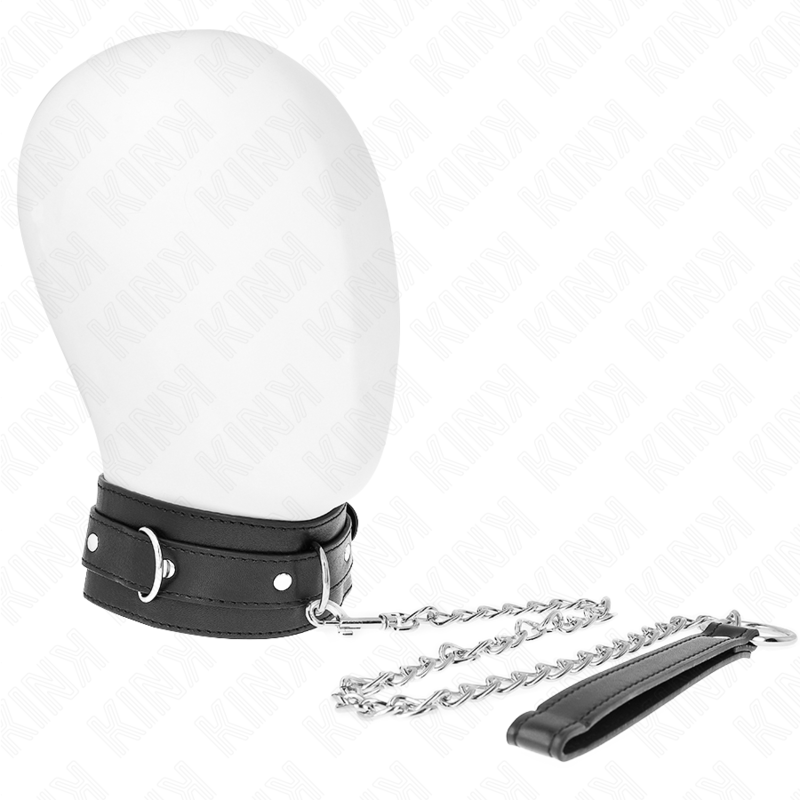 Kink - Halsband Mit Gãœrtel 65 Cm Mit Riemen Schwarz 54 X 4,5 Cm