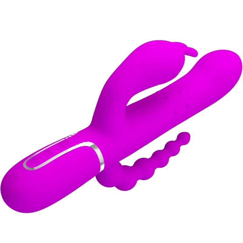 Pretty Love - Cammy Triple Vibrator Multifunktion 4 In 1 Rosa