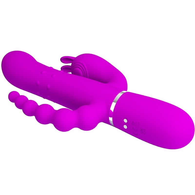 Pretty Love - Cammy Triple Vibrator Multifunktion 4 In 1 Rosa