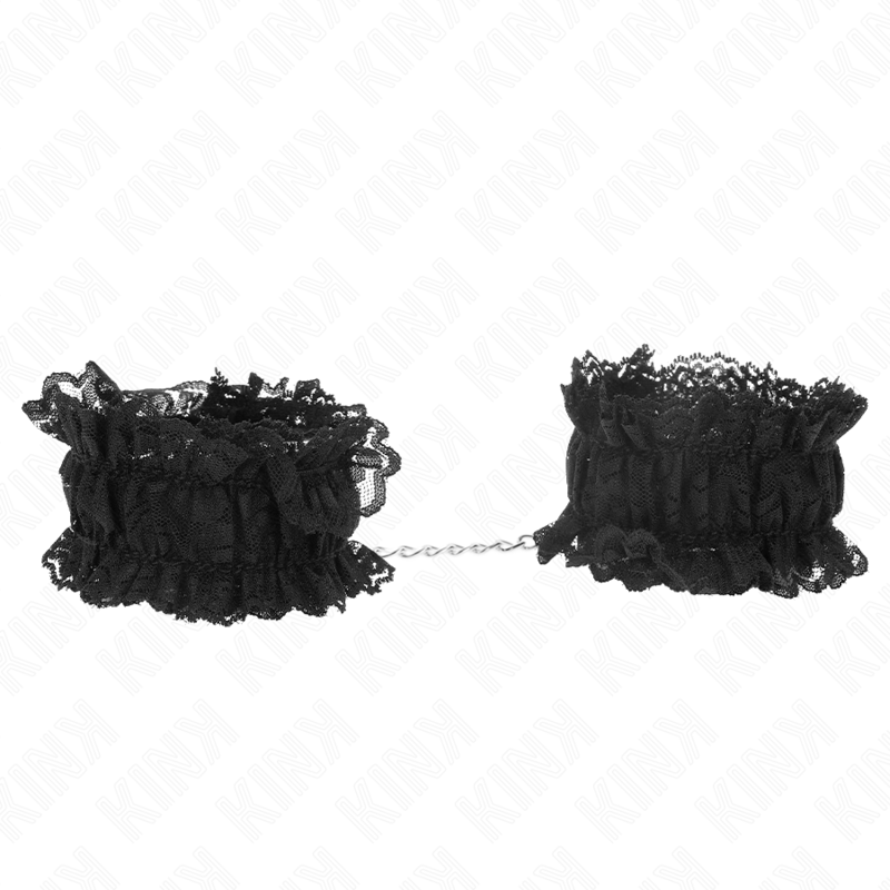 Kink - Elastische Handgelenksfesseln Aus Spitze Negro