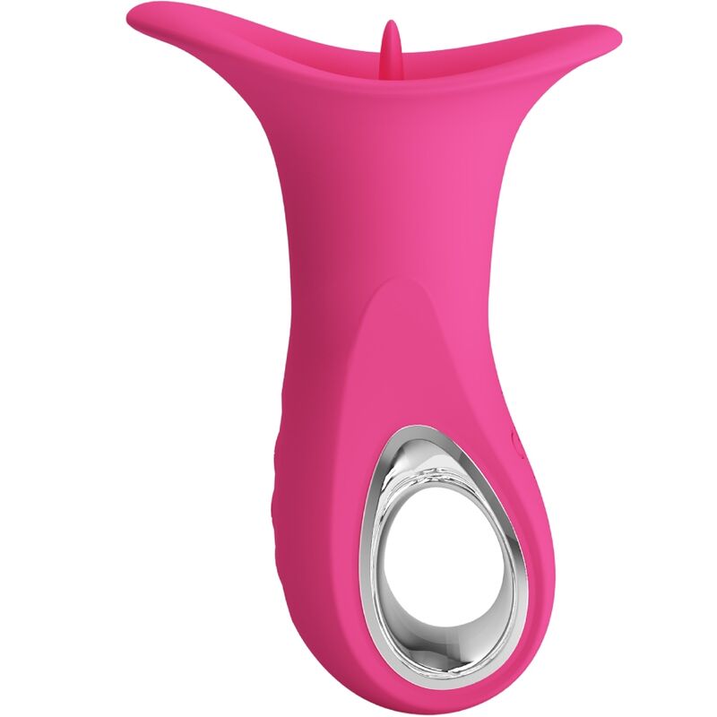 Pretty Love - Clyde Oralvibrator Vibrierende Zunge 12 Vibrationen Rosa
