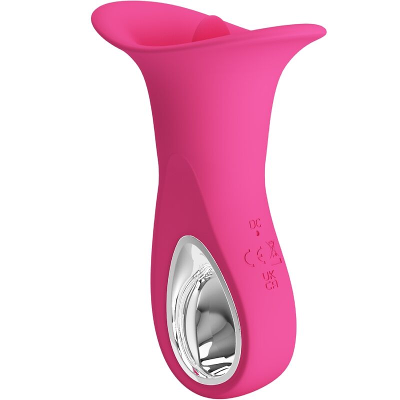 Pretty Love - Clyde Oralvibrator Vibrierende Zunge 12 Vibrationen Rosa