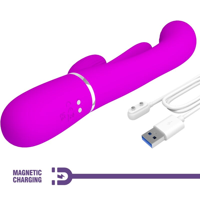 Pretty Love - Shania Triple Rabbit Vibrator Multifunktions-Rosa