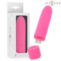 Intense - Symone Usb Wiederaufladbarer Vibrierender Bullet 8 Vibrationen Rosa 10 X 2,2 Cm