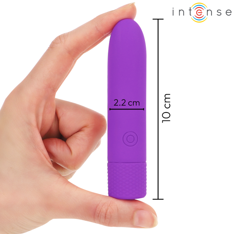 Intense - Symone Usb Wiederaufladbarer Vibrierender Bullet 8 Vibrationen Lila 10 X 2,2 Cm