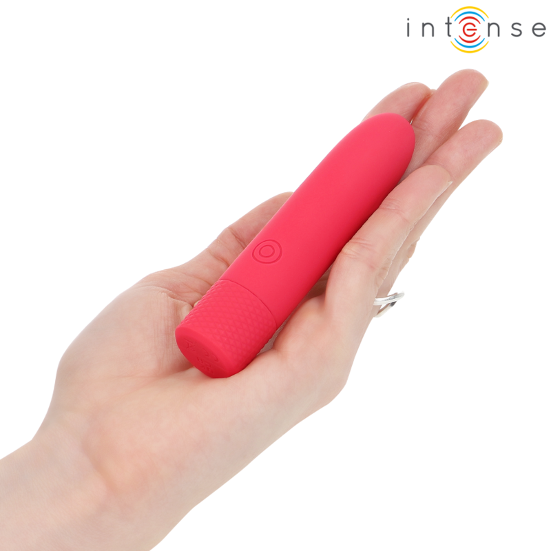 Intense - Symone Usb Wiederaufladbarer Vibrierender Bullet 8 Vibrationen Rot 10 X 2,2 Cm