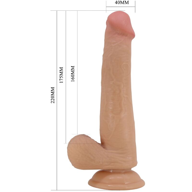 Pretty Love - Grosser Realistischer Dildo 22 Cm Fleisch