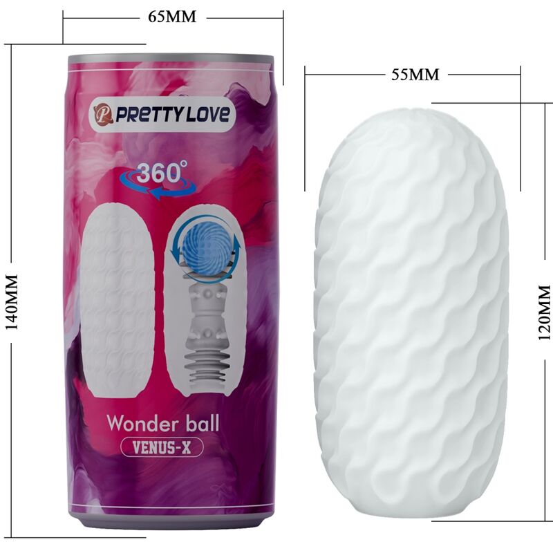 Pretty Love - Venus X Mã„Nnlicher Masturbator Modell 3 Weiss