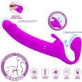 Pretty Love - Zanini Strapless Strap-On 10 Vibrationen Lila