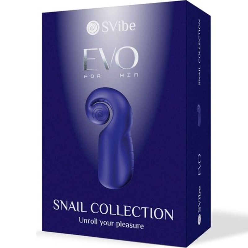 Snail Vibe - Evo Fãœr Ihn Mnnlicher Masturbator Slide Nroll Dunkelblau