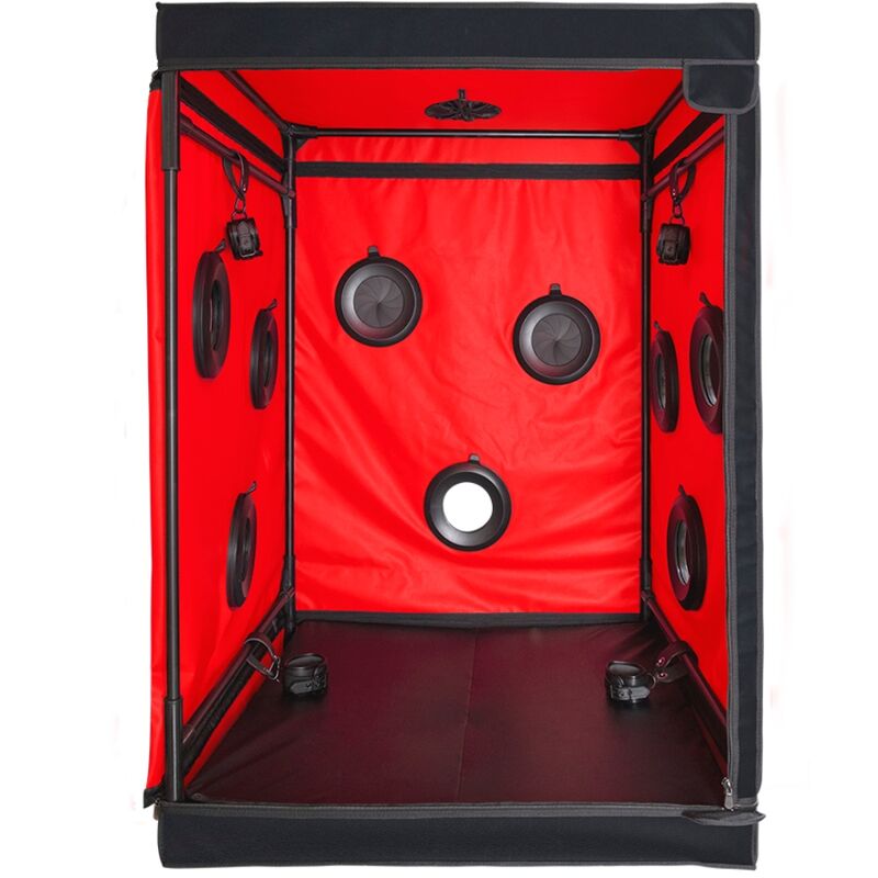 Secret Dome - Kink Club Cabin Scandale Schwarz & Rot