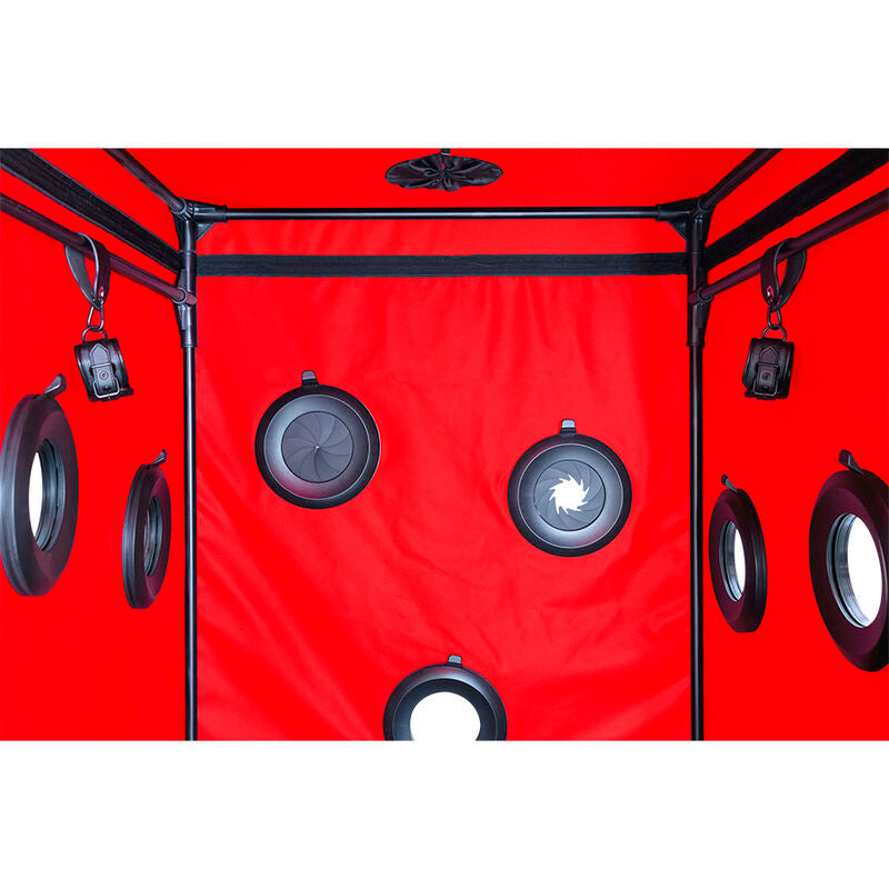Secret Dome - Kink Club Cabin Scandale Schwarz & Rot
