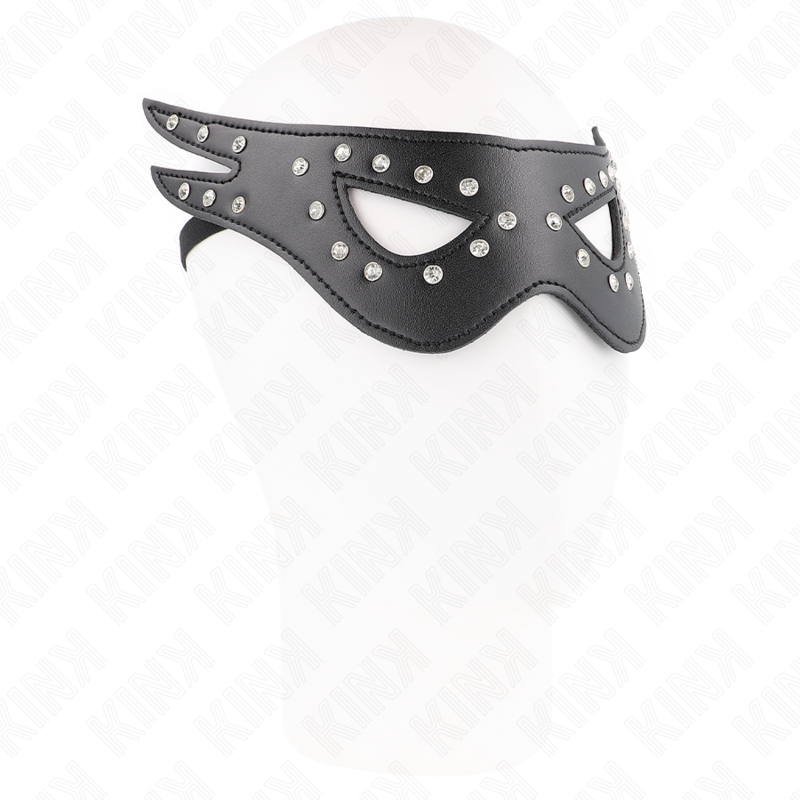 Kink - Sexy Kunstledermaske Modell 2 27 X 13 Cm