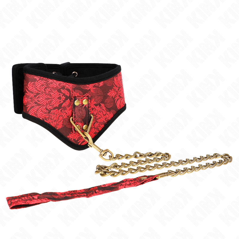 Kink - Scandal Modell Halskette Mit Spitzenband 75 Cm 44 X 10 Cm