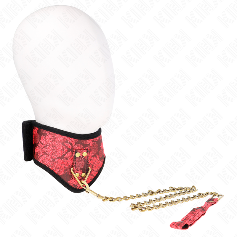 Kink - Scandal Modell Halskette Mit Spitzenband 75 Cm 44 X 10 Cm