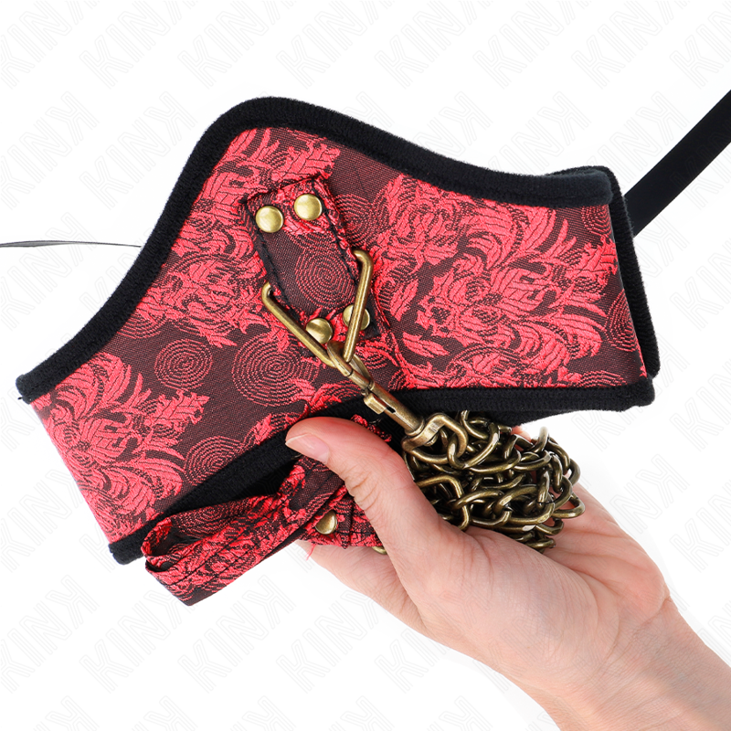 Kink - Scandal Modell Halskette Mit Spitzenband 75 Cm 44 X 10 Cm