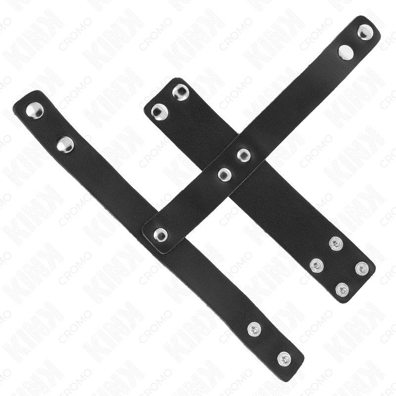 Kink - Peniskãfigring Aus Leder Mit Verstellbarem Hockentrenner