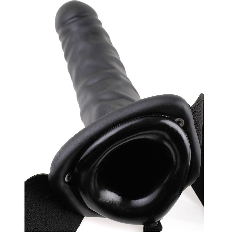 FETISH FANTASY SERIES - 19 CM HOHL STRAP-ON SCHWARZ - Muwana