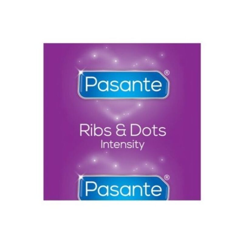 Pasante - Ribs & Dots Intensity Kondome 144 Einheiten