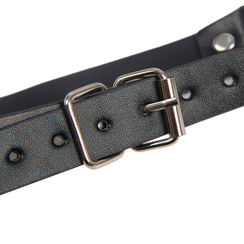 Subblime - 953720 Bondage Lederriemen Brustklemmen Schwarz