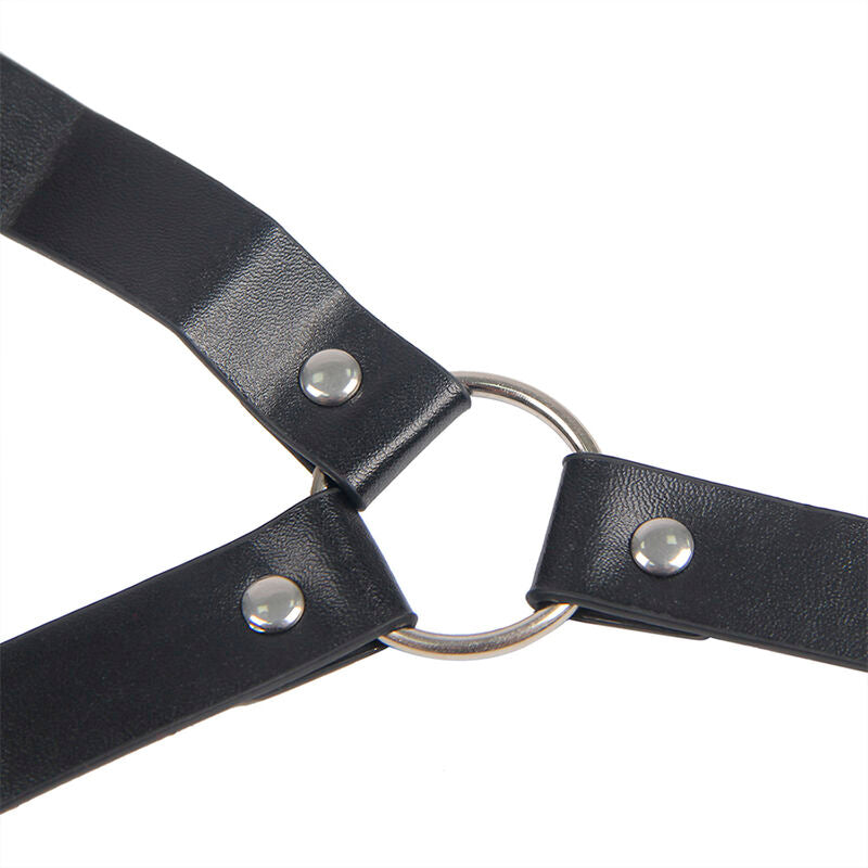 Subblime - 953720 Bondage Lederriemen Brustklemmen Schwarz