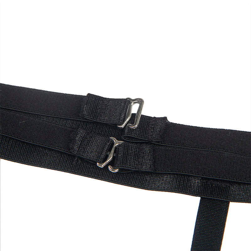 Subblime - 954154 Body Mit Strumpfgãœrtel Schwarz L/Xl