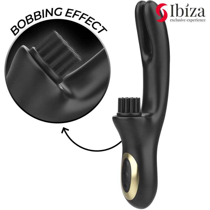 Ibiza - Hi-Tech Rabitt Brushing Mehrzellen-Klitorial- Und Doppelwellenvibrator