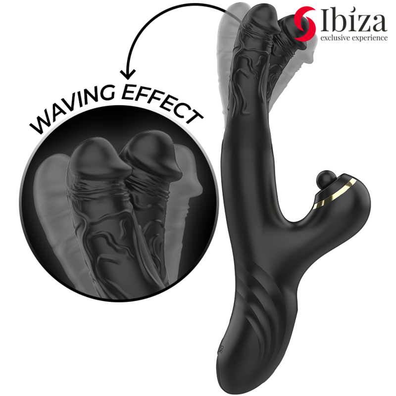 Ibiza - Zwei Drachen Doppelvibrator Schwarz